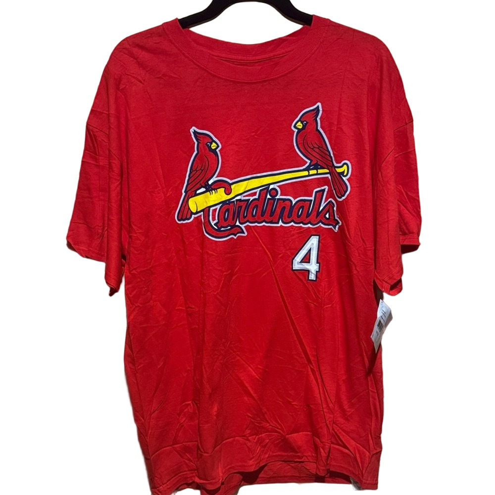 Majestic MLB Cardinals Red Tee Men's Extra Large NWT